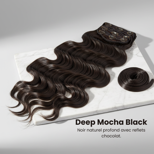 Extensions à Clip en Cheveux Naturels – Volume et Longueur Instantanés | NoorHair